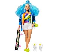 Barbie Fashionista EXTRA Doll - Blue Afro Hair