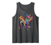 Disney Pixar Coco Dante Alebrije Spirit Animal Tank Top, Men, Dark Heather Grey, Medium