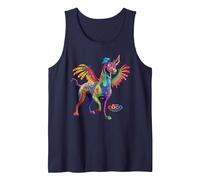Disney Pixar Coco Dante Alebrije Spirit Animal Tank Top, Men, Navy Blue, Medium