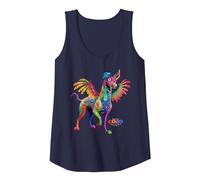 Disney Pixar Coco Dante Alebrije Spirit Animal Tank Top, Women, Navy Blue, Large