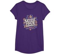 Disney Pixar Coco Seize Your Moment T-Shirt, Girls, Purple, Medium