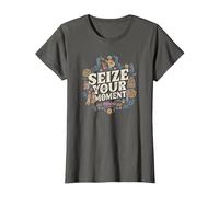 Disney Pixar Coco Seize Your Moment T-Shirt, Women, Asphalt Grey, XX-Large