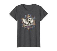 Disney Pixar Coco Seize Your Moment T-Shirt, Women, Dark Heather Grey, Small