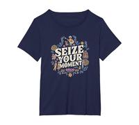 Disney Pixar Coco Seize Your Moment T-Shirt, Women's Plus, Navy Blue, 1X