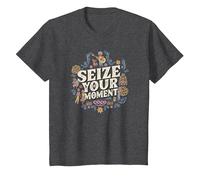 Disney Pixar Coco Seize Your Moment T-Shirt, Youth, Dark Heather Grey, 2T