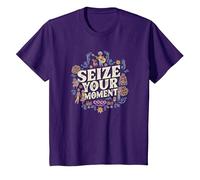 Disney Pixar Coco Seize Your Moment T-Shirt, Youth, Purple, 4T