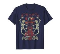 Disney Pixar Coco Your Moment Skeletons T-Shirt, Men, Navy Blue, X-Large