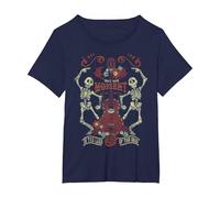 Disney Pixar Coco Your Moment Skeletons T-Shirt, Women's Plus, Navy Blue, 2X