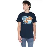 Finding Nemo Pixar Finding Nemo Number 1 Dad Marlin T-Shirt, Navy Disney Navy S
