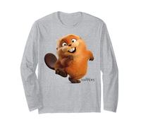 Disney Pixar Hoppers Beaver Mabel Happy Run Long Sleeve T-Shirt