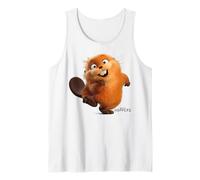 Disney Pixar Hoppers Beaver Mabel Happy Run Tank Top