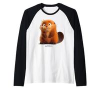 Disney Pixar Hoppers Mabel Beaver Smiling Raglan Baseball Tee