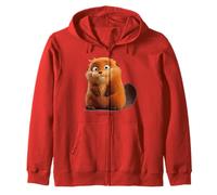 Disney Pixar Hoppers Mabel Beaver Smiling Zip Hoodie