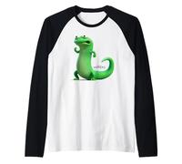 Disney Pixar Hoppers Tom Lizard Angry Pose Raglan Baseball Tee