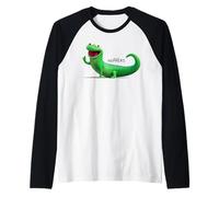 Disney Pixar Hoppers Tom Lizard Smiling Happy Pose Raglan Baseball Tee