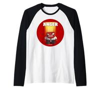 Disney Pixar Inside Out Anger Raglan Baseball Tee