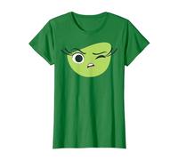 Disney Pixar Inside Out Disgust Halloween Graphic Tee T-Shirt, Women, Kelly Green, Medium