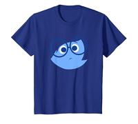 Disney Pixar Inside Out Sad Face Halloween T-Shirt, Youth, Royal Blue, Medium