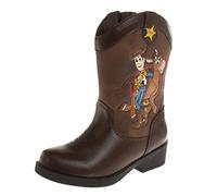Disney Pixar Kids Toy Story Woody Cowboy Western Boots (Toddler), Woddy Brown, 9 Toddler