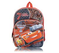 Disney Pixar Lightning McQueen Backpack for Kids | Cars School Bookbag with 3D Molded Front, Racing Graphics & McQueen Charm | Boys Toddler Backpack for School | Ages 3+