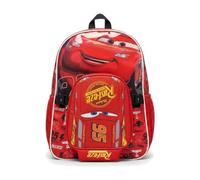 Disney Pixar Lightning McQueen Backpack with Lunch Box Set for Kids | 17in x 12in x 5in, ages 3+, lunch bag, zip case, keychain included, mesh side pocket, padded straps