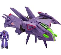 Disney Pixar Lightyear Hyperspeed Series Zurg Fighter Ship 9.25 Inches Long Authentic Detail, with Zurg Figure 2.25 Inches Tall, Fan Gift Ages 4 Years & Up, HHJ61