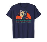 Disney Pixar Lightyear Sox My Mission is to Help You T-Shirt, Men, Navy Blue, Large