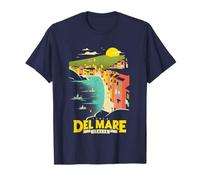 Disney Pixar Luca Isola Del Mar Italia Distressed Big Poster T-Shirt