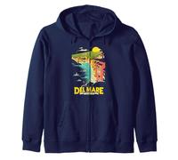 Disney Pixar Luca Isola Del Mar Italia Distressed Big Poster Zip Hoodie