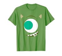 Disney Pixar Monsters, Inc. Big Face Mike Wazowski Costume T-Shirt, Men, Grass Green, 3X-Large