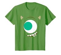 Disney Pixar Monsters, Inc. Big Face Mike Wazowski Costume T-Shirt, Youth, Grass Green, Medium