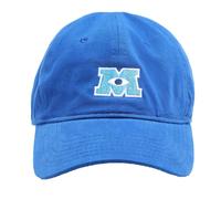 Disney Pixar Monsters Inc Embroidered Cotton Adjustable Baseball Hat with Curved Brim, Royal Blue, One Size