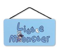 Disney Pixar Monsters, Inc. Little Monster Hanging Wood Wall Decor | Cute Boo Sign for Bedroom or Nursery