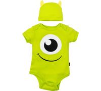 Disney Pixar Monsters Inc. Mike Newborn Baby Boys Cosplay Bodysuit and Hat Set 3-6 Months