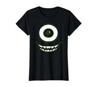 Disney Pixar Monsters Inc. Mike Wazowski Eye T-Shirt, Women, Black, X-Small