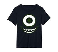 Disney Pixar Monsters Inc. Mike Wazowski Eye T-Shirt, Women's Plus, Black, 6X