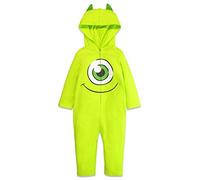 Disney Pixar Monsters Inc. Mike Wazowski Toddler Mike Wazowski Cosplay Hooded Jumpsuit 7-8