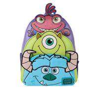 Disney-Pixar: Monsters, Inc. Sulley, Mike, & Randall Triple Pocket Mini Backpack