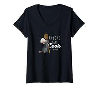 Disney Pixar Ratatouille Remy Anyone Can Cook V-Neck T-Shirt