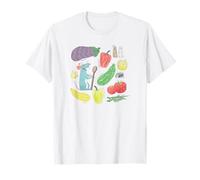 Disney Pixar Ratatouille Remy Ratatouille Recipe Icons T-Shirt