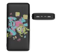 Disney/Pixar’s Monster, Inc 10,000Mah Power Bank- Universally Compatible Portable Phone Charger Battery Pack w/USB Charging Port - Mike and Sully Gifts for Women, Men, Teens and Kids