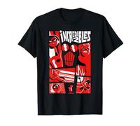 Disney Pixar The Incredibles 2 Retro Comic Style Collage T-Shirt