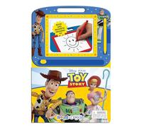 Disney / Pixar Toy Story 4 Read & Doodle - Learning resources for kids, a magnetic drawing pad, an easy-to-use pen, 22-page board book for reading and drawing