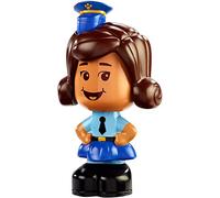Disney Pixar Toy Story 4 Talking Officer Giggle McDimples, 5.2 inch Character Figure in Uniform and Changing Facial Expressions