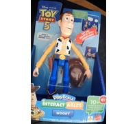 Disney and Pixar Toy Story 5 Interactables Figure, Woody 9 Inch Playscale, Movie Phrases & Converses with Other Characters in Line, JKV25