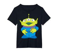 Disney Pixar Toy Story Aliens Pocket Logo T-Shirt, Women's Plus, Black, 2X