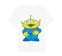 Disney Pixar Toy Story Aliens Pocket Logo T-Shirt, Women's Plus, White, 4X
