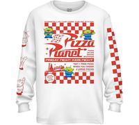 Disney Pixar Toy Story Pizza Planet Alien Flyer Long Sleeve Men's T-Shirt 2XL WHT