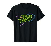 Disney Pixar Toy Story Pizza Planet Rocket Ship Neon T-Shirt