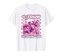 Disney Pixar Turning Red 4 Town Australian Tour Chest Poster T-Shirt